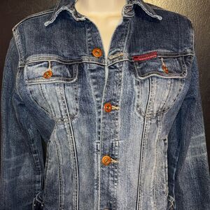 Vintage Parasuco Denim jacket size smalll.